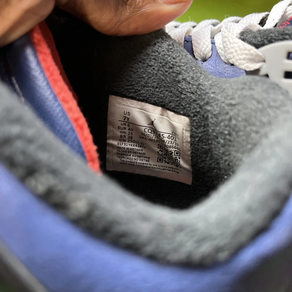 Youth‎ 7Y Nike Air Jordan 4 Retro Winterized Loyal Blue Shoes CQ9745-401